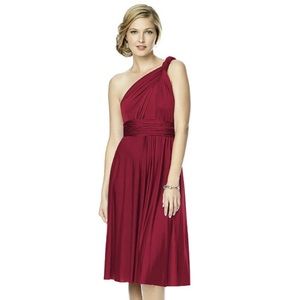 Dessy Twist Wrap Dress